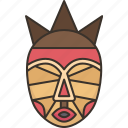 mask, lulua, ethnic, tribal, congo