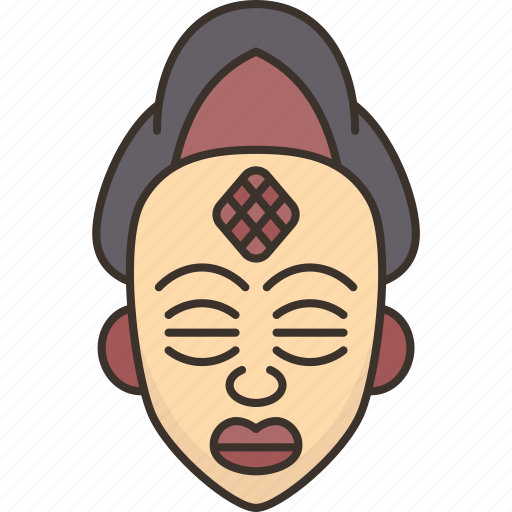 Mask, punu, ethnic, spiritual, african icon - Download on Iconfinder