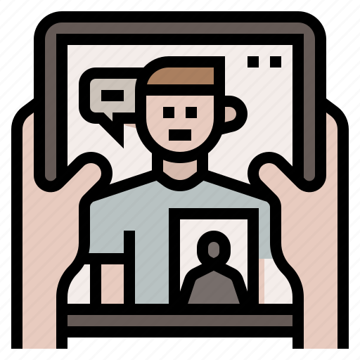 Chat, community, facetime, video call, video conference icon - Download on Iconfinder