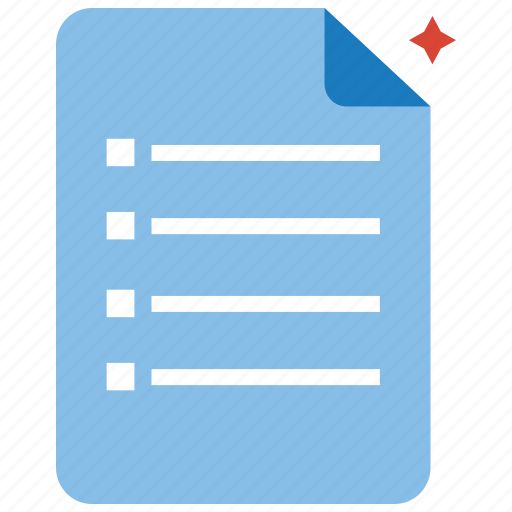 Checklist, document, file, list, paper, report icon - Download on Iconfinder