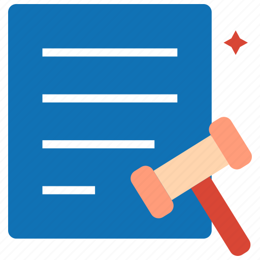 Auction, document, law, legal document, notice icon - Download on Iconfinder