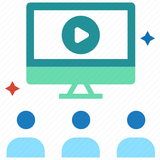 Call, communication, presentation, video, video conference, webinar icon - Download on Iconfinder