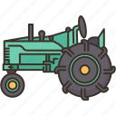 tractor, farming, vehicle, harvester, grader