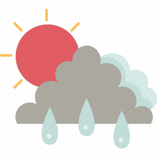 Climate, raining, cloud, sunlight, weather icon - Download on Iconfinder