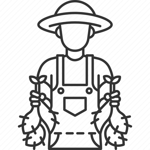 Agrarian, harvester, crop, farmhand, countryside icon - Download on Iconfinder