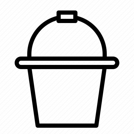 Bucket, basket, paint, cleaning, shopping, water, tool icon - Download on Iconfinder