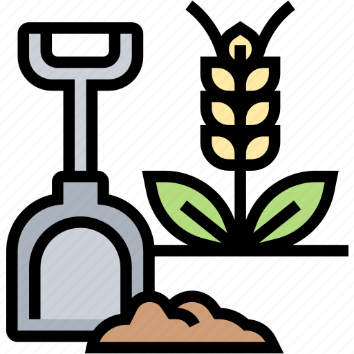 Shovels, dig, gardening, tool, planting icon - Download on Iconfinder