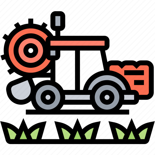 Tractor, plowing, machinery, agriculture, farming icon - Download on Iconfinder
