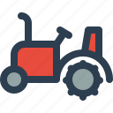 tractor, vehicle, heavy, equipment, agriculture, machinery