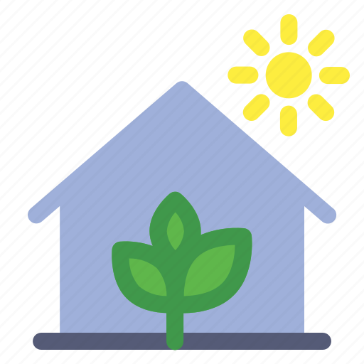 Greenhouse, gardening, plant, sun, agriculture icon - Download on Iconfinder
