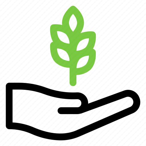 Plant, hand, agriculture, implant, farming icon - Download on Iconfinder
