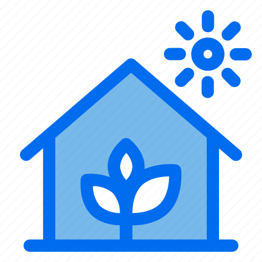 Greenhouse, gardening, plant, sun, agriculture icon - Download on Iconfinder