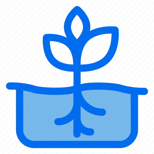 Planting, roots, growth, agronomy, plant icon - Download on Iconfinder