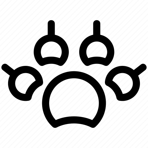 Paw, print, dog, animal, cat, foot icon - Download on Iconfinder