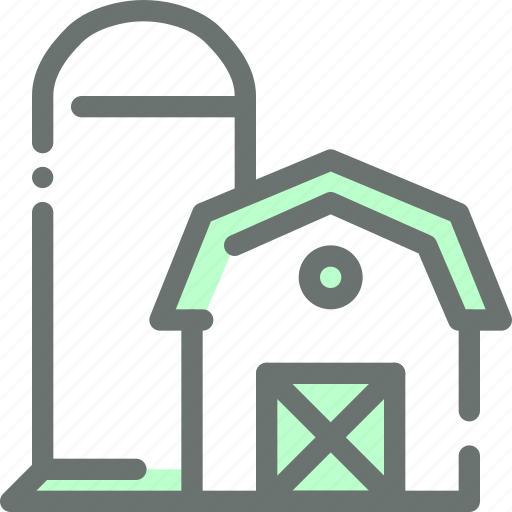 Agriculture, barn, farm, garden, house, silo, storage icon - Download on Iconfinder
