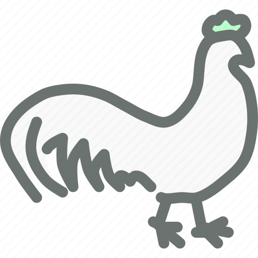 Agriculture, bird, cock, farm, poultry, rooster icon - Download on Iconfinder