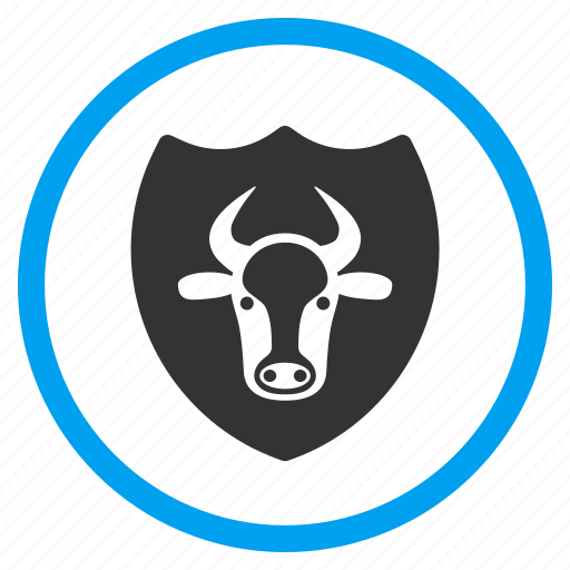 Cow, guard, power, safety, security, shield, strong bull icon - Download on Iconfinder