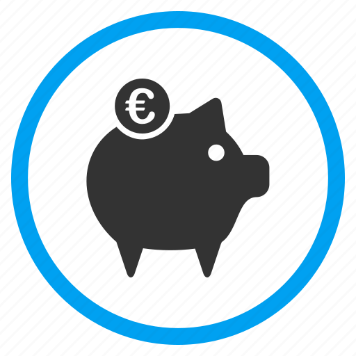 Account, banking, euro finance, pig, piggy bank, savings, treasure icon - Download on Iconfinder