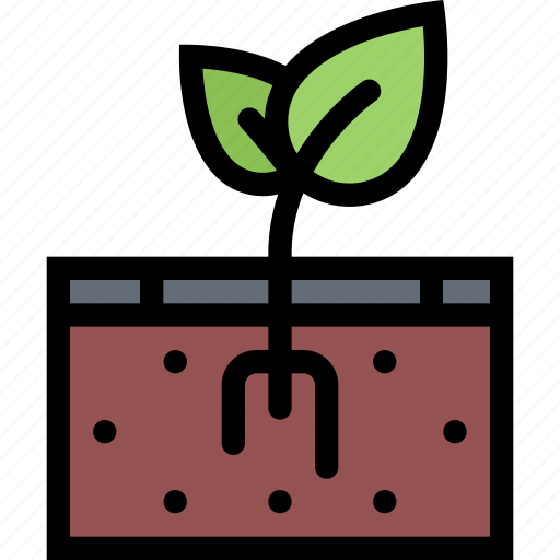 Agriculture, farm, field, garden, sprout icon - Download on Iconfinder