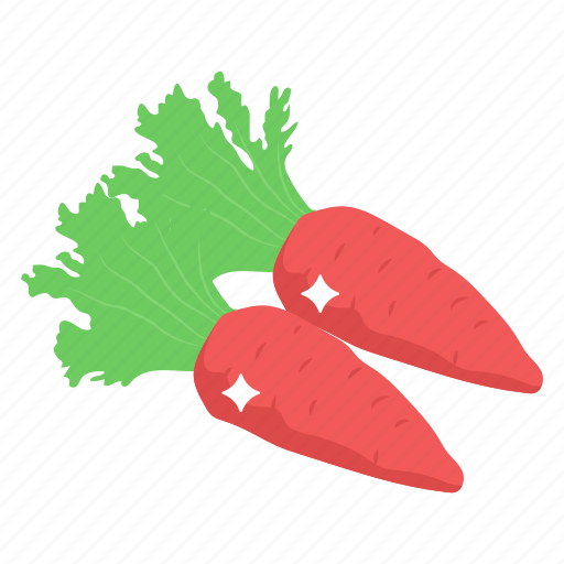 Carrots, food, red carrot, root vegetable, vegetable icon - Download on Iconfinder