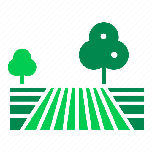 Countryside, farm, field, land, landscape, nature, orchard icon - Download on Iconfinder