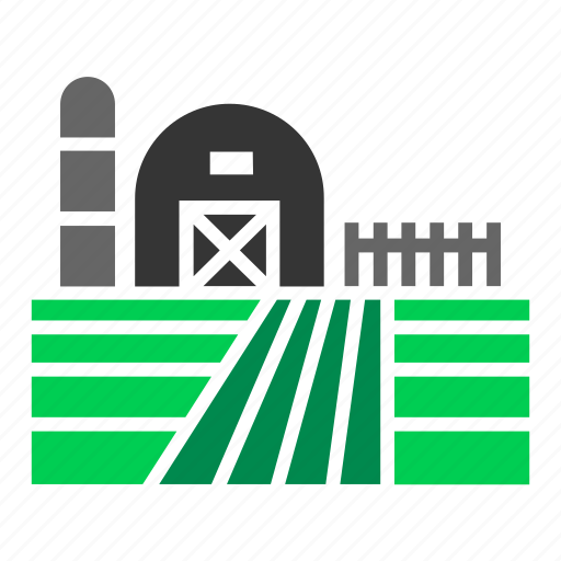 Barn, crop, farm, field, granary, land, silo icon - Download on Iconfinder