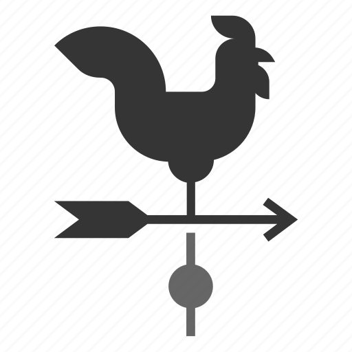 Cock, farm, vane, weathercok, wind icon - Download on Iconfinder