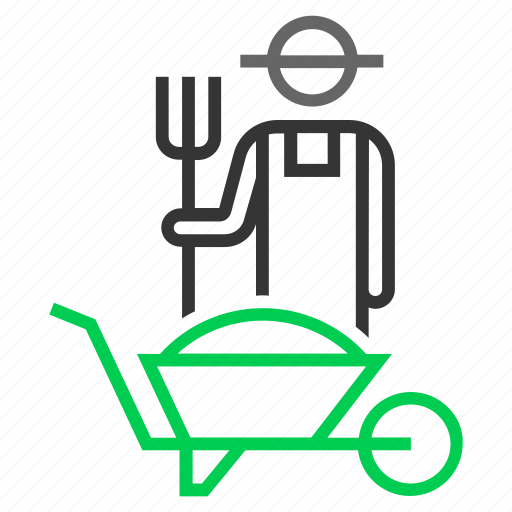 Agriculture, farmer, farming, grain, harvest, hay, trolley icon - Download on Iconfinder