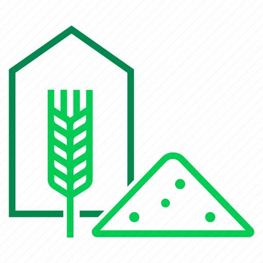 Grain, grains, harvest, silo, stock, storage, wheat icon - Download on Iconfinder