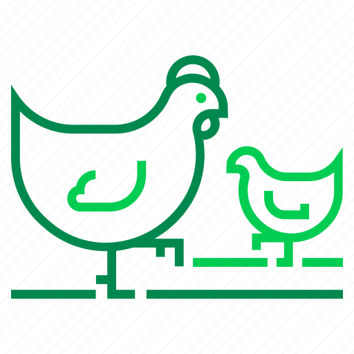 Chicken, chickens, farm, hen, poult, poultry icon - Download on Iconfinder