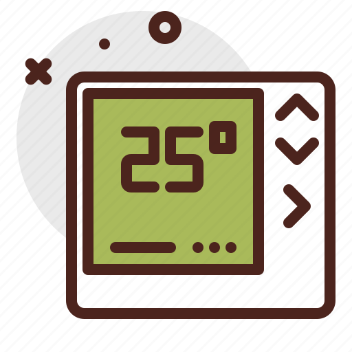Thermostat, climate, house, office icon - Download on Iconfinder