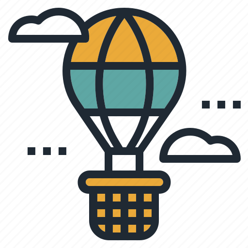 Air, balloon, fly, hot, transportation, travel icon - Download on Iconfinder