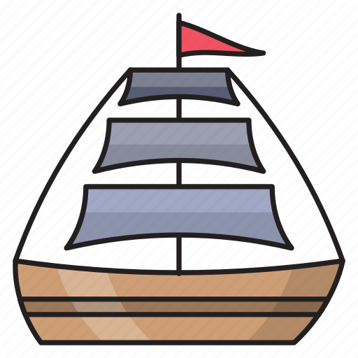 Boat, ship, transport, travel, watercraft icon - Download on Iconfinder
