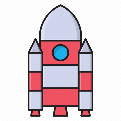 Aircraft, rocket, spaceship, transport, travel icon - Download on Iconfinder