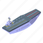 aircraft, carrier, aviation, isometric 