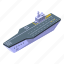 combat, aircraft, carrier, isometric 