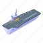 force, aircraft, carrier, isometric 