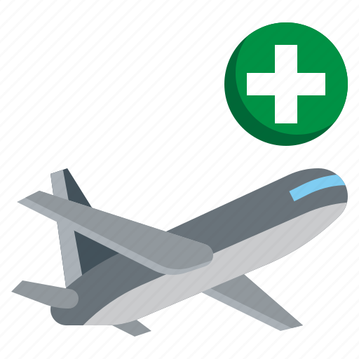 More, flight, plane, aircraft, airplane, medical, hospital icon - Download on Iconfinder