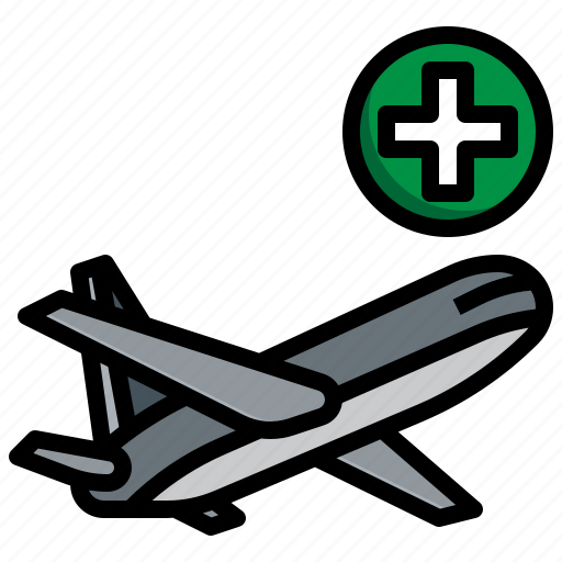Flight, plane, aircraft, medical, hospital icon - Download on Iconfinder