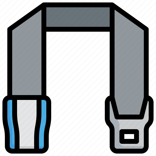 Seat, belts, belt, safety, fasten, transportation, transport icon - Download on Iconfinder