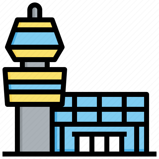 Tower, architecture, city, control, air, traffic, transportation icon - Download on Iconfinder