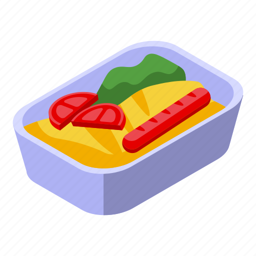 Air, food, isometric icon - Download on Iconfinder