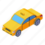 airport, taxi, isometric 