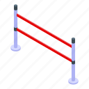 barrier, fence, isometric