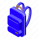 backpack, isometric