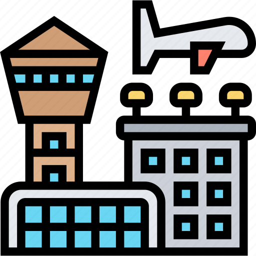 Airport, terminal, airline, transportation, travel icon - Download on Iconfinder