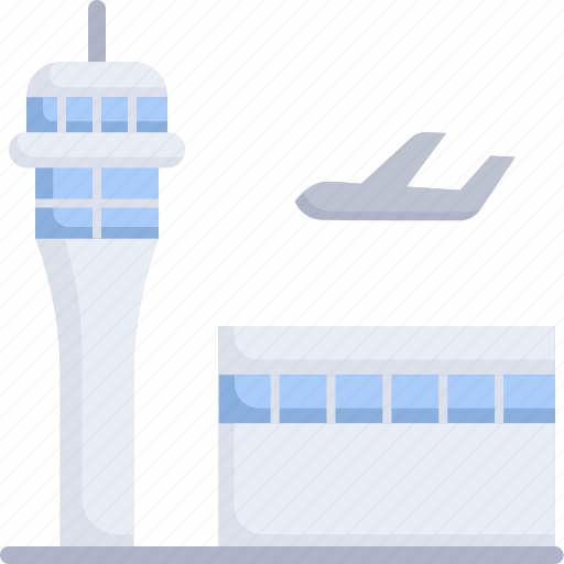 Tower, airport, radar, control, aircraft, flight, air traffic icon - Download on Iconfinder