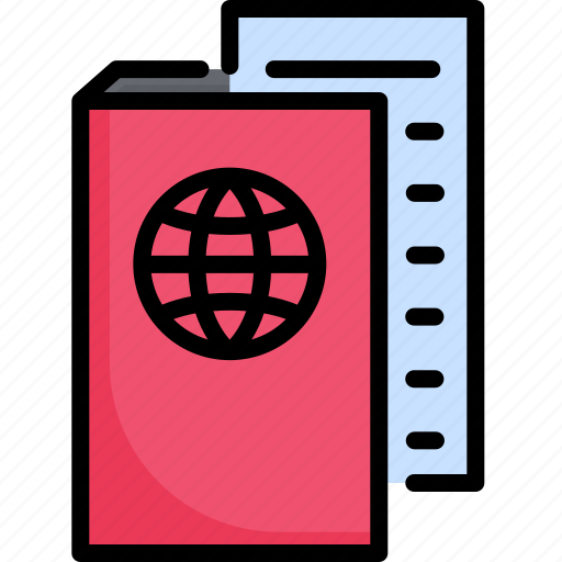 Passport, document, travel, identity, security, international, tourist icon - Download on Iconfinder