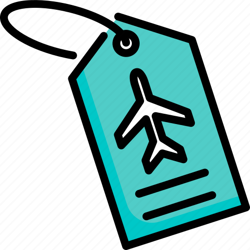 Label, luggage, baggage, ticket, airport, card, travel tag icon - Download on Iconfinder