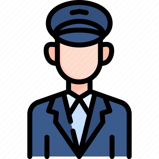 Pilot, airline, professional, airplane, man, plane, captain icon - Download on Iconfinder